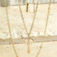 Key And Padlock Chrarm Necklace - Southern Sassy Boutique