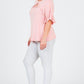 Round Neck Ruffle Detail Top - Southern Sassy Boutique