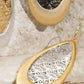 Brass Filigree Teardrop Earrings - Southern Sassy Boutique