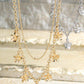 Layered Flower Charm Necklance - Southern Sassy Boutique
