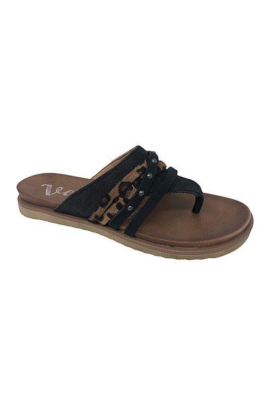 Image: Casual Flip Flop Black | Southern Sassy Boutique