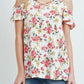 Cold Shoulder Crisscross Top - Southern Sassy Boutique