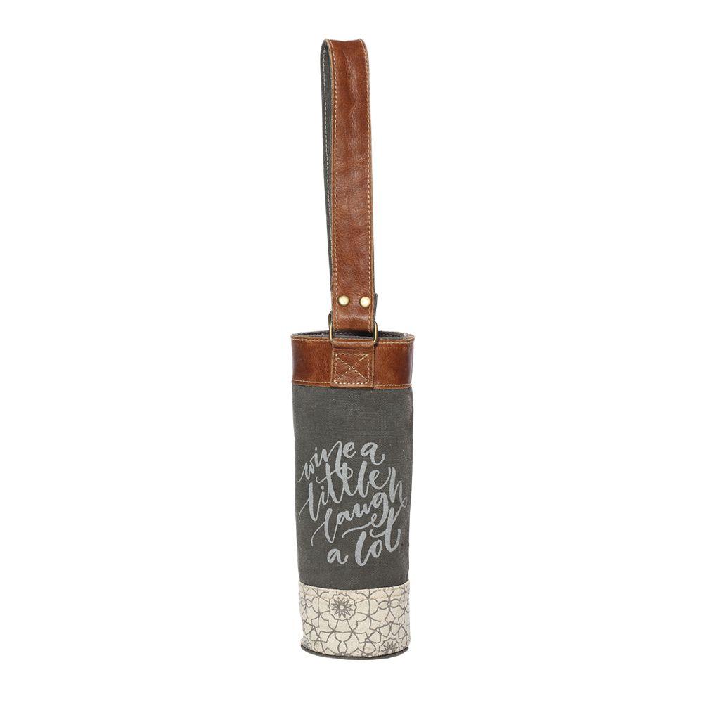 "Wine A Little Laugh Alot" Wine Bag - Southern Sassy Boutique