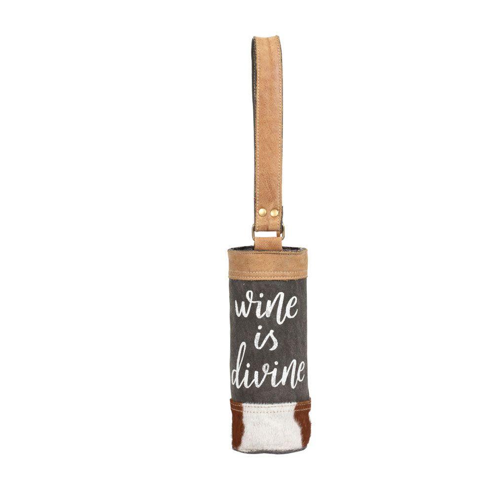 Myra "Wine Is Divine" Bag - Southern Sassy Boutique