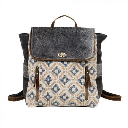 Myra Bag Compulsory Backpack with Natural Cow Hide - Southern Sassy Boutique