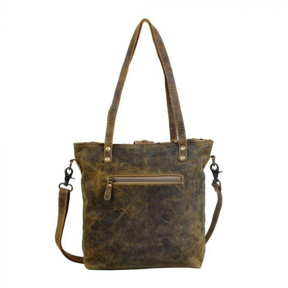 Resonance Leather And Hairon Handbag - Southern Sassy Boutique