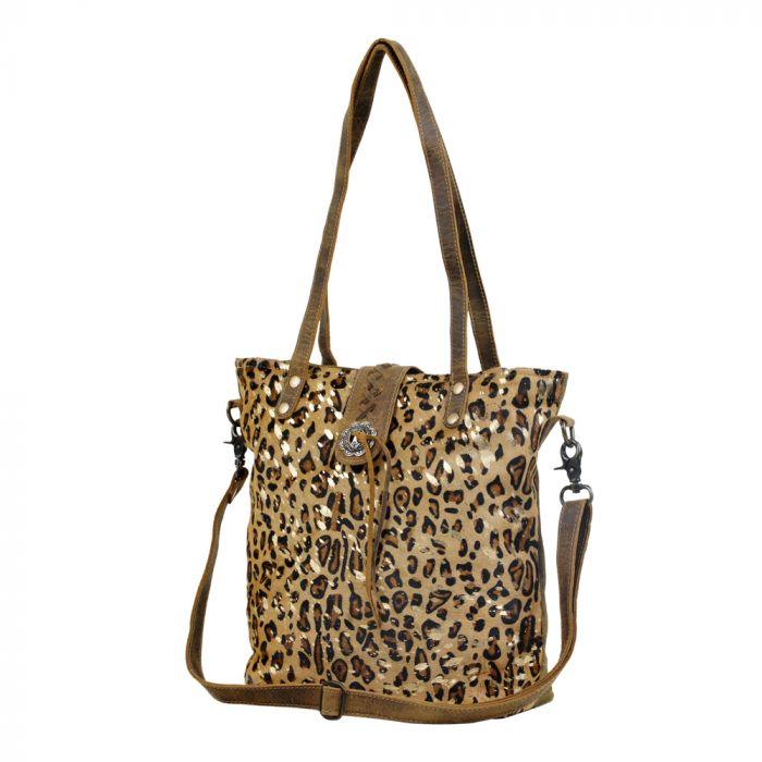 Resonance Leather And Hairon Handbag - Southern Sassy Boutique