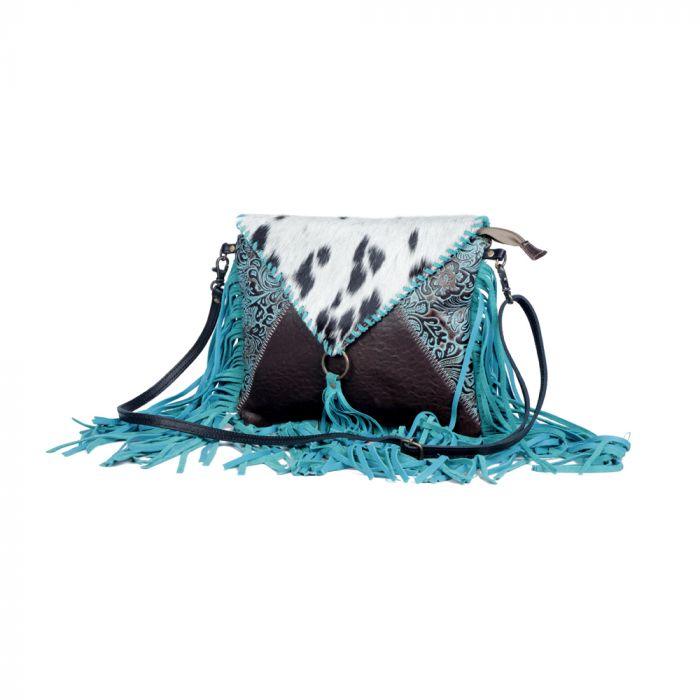 Effervescence Leather & Hair Handbag - Southern Sassy Boutique