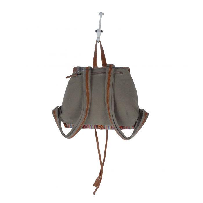 Diverse Backpack Bag With Natural Tones And Leathers - Southern Sassy Boutique