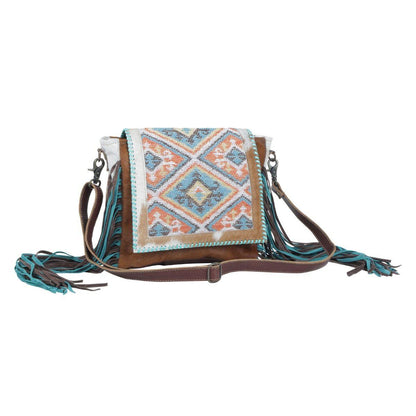 Rangoli Leather & Hairon Bag - Southern Sassy Boutique