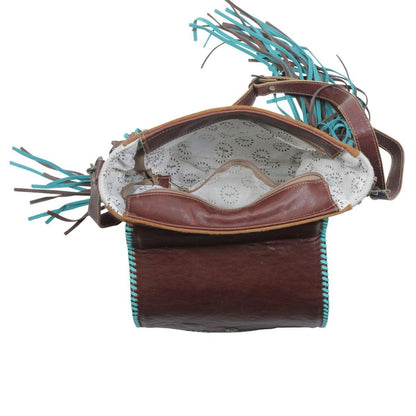 Rangoli Leather & Hairon Bag - Southern Sassy Boutique