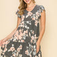 Floral Print Tiered Dress - Southern Sassy Boutique
