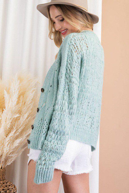 Button Down Cardigan - Southern Sassy Boutique