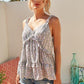 Cute Print Ruffle Top - Southern Sassy Boutique
