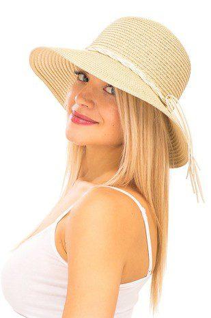 Image: Bucket Tassel Hat Beige | Southern Sassy Boutique