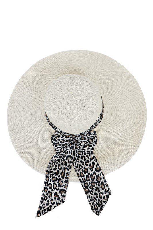 Image: Wire Floppy Hat Beige/Black | Southern Sassy Boutique