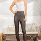 Faux Leather Slim Fit Leggings - Southern Sassy Boutique