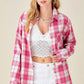Button Down Flannel Shirt - Southern Sassy Boutique