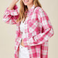 Image: Button Down Flannel Shirt Candy | Southern Sassy Boutique