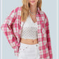 Button Down Flannel Shirt - Southern Sassy Boutique