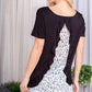 Ruffled Lace Contrast Top