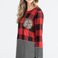 Buffalo Plaid Stripe Long Sleeve Top - Southern Sassy Boutique