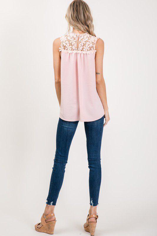 Crotcht Lace Top - Southern Sassy Boutique