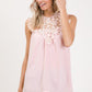 Image: Crotcht Lace Top Blush | Southern Sassy Boutique