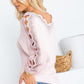 Crochet Lace Sweater - Southern Sassy Boutique