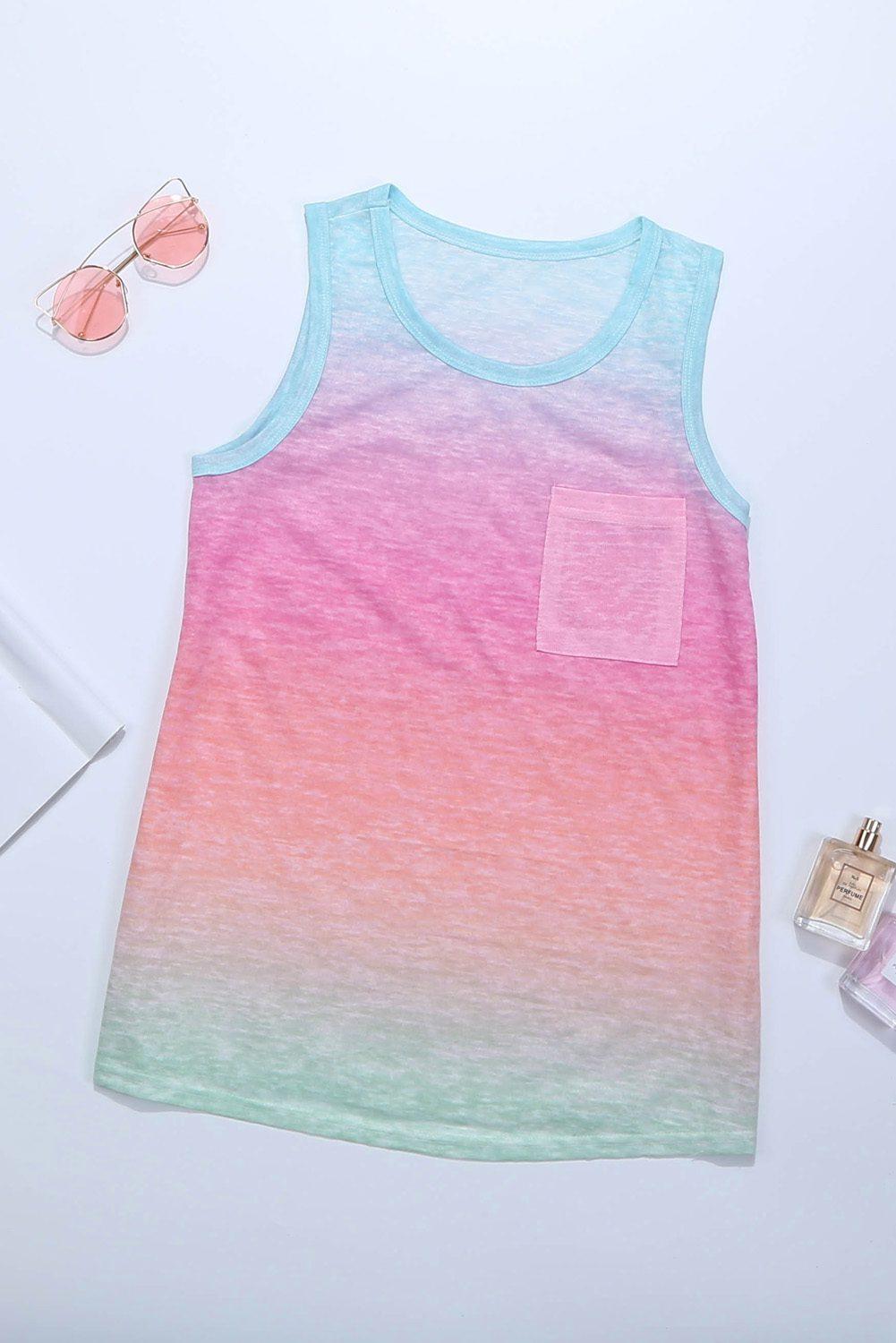 Image: Colorful Tank Top Pink | Southern Sassy Boutique