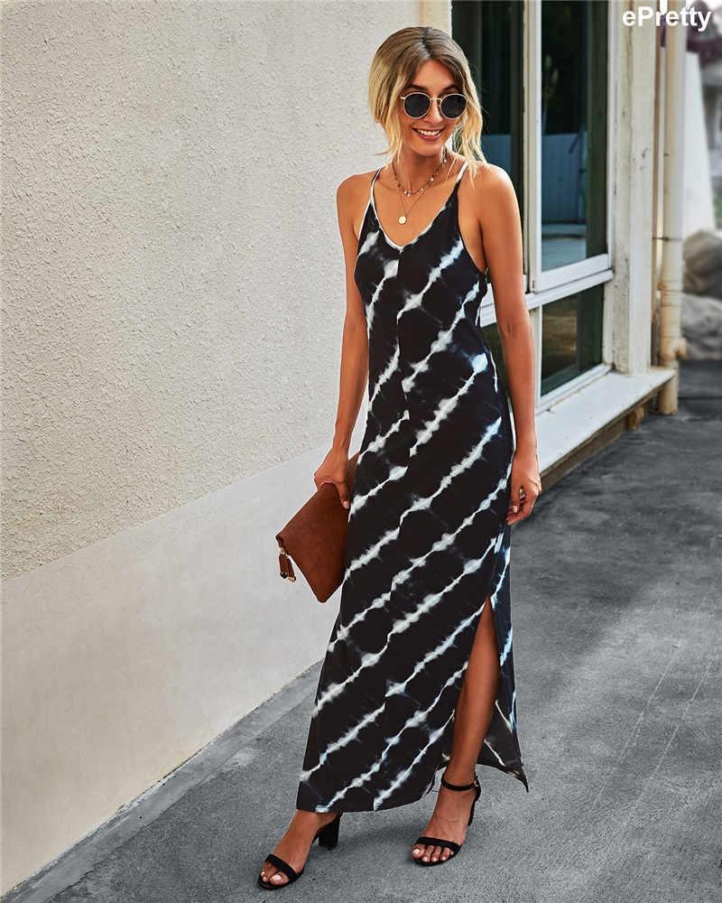 Image: Tie Dye Maxi Dress Black | Southern Sassy Boutique