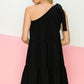 One Shoulder Tier Dress - Southern Sassy Boutique