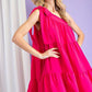One Shoulder Tier Dress - Southern Sassy Boutique