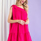 One Shoulder Tier Dress - Southern Sassy Boutique