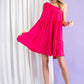 Image: One Shoulder Tier Dress Pink | Southern Sassy Boutique