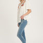 Woven Peasant Blouse With Floral Embroidery - Southern Sassy Boutique