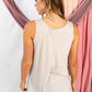 Thermal Strappy Knit Tank Top - Southern Sassy Boutique