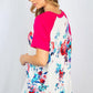 Floral Print V-neck Print Knit Top - Southern Sassy Boutique