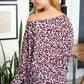 Leopard Print Knit Top - Southern Sassy Boutique