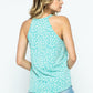 Animal Print Halter Top - Southern Sassy Boutique