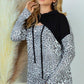 Animal Print Sweatshirt With keyhole Detail - Southern Sassy Boutique