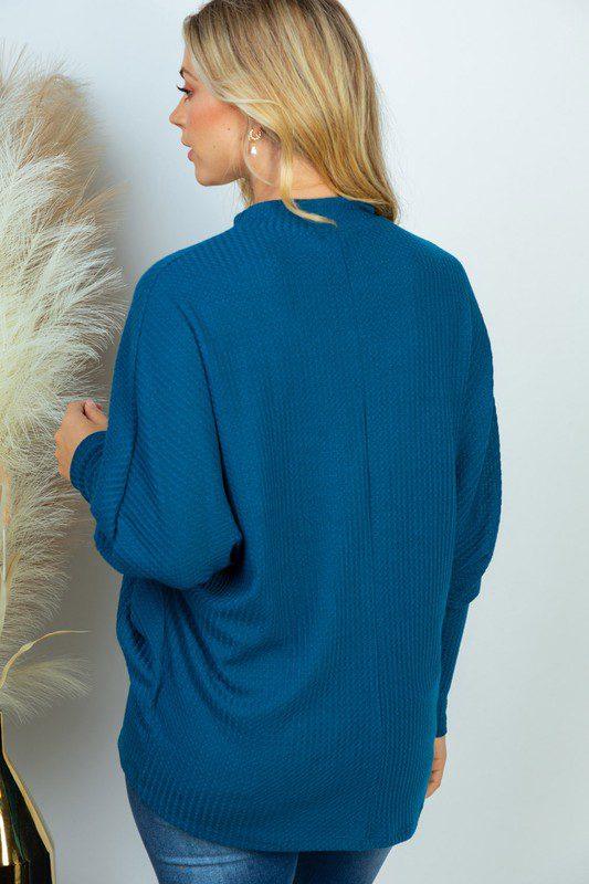 Long Sleeve Solid Knit Top - Southern Sassy Boutique