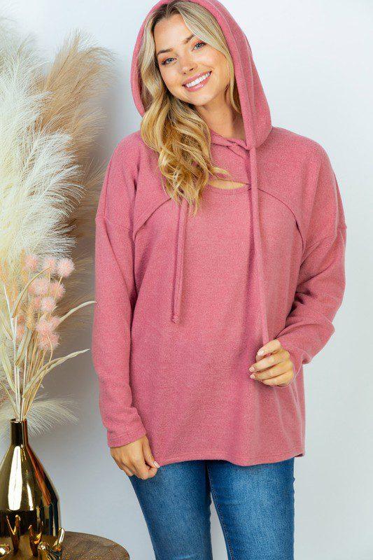 Long Sleeve Solid Knit Top - Southern Sassy Boutique