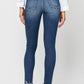 High Rise Patched Skinny Jeans - Southern Sassy Boutique