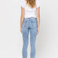 High Rise Distressed Ankle Skinny Jeans - Southern Sassy Boutique
