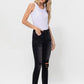 Distressed Vintage High Rise Skinny Jeans - Southern Sassy Boutique