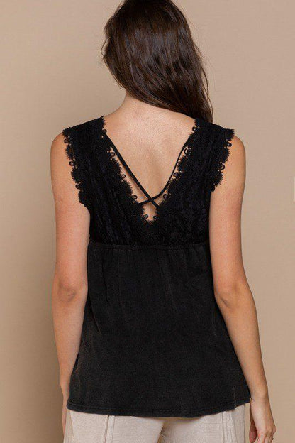 Soft Embroidery Lace Top - Southern Sassy Boutique