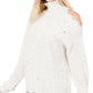 Image: Cutout Distressed Sweater Ivory | Southern Sassy Boutique