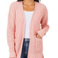 Image: Open Waffle Knit Cardigan Dusty Pink | Southern Sassy Boutique
