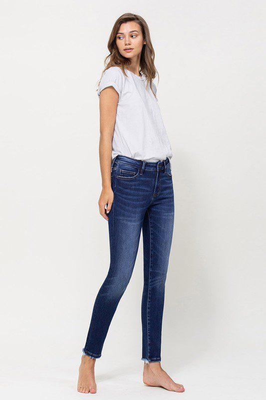 Mid Rise Ankle Skinny Jeans – Southern Sassy Boutique